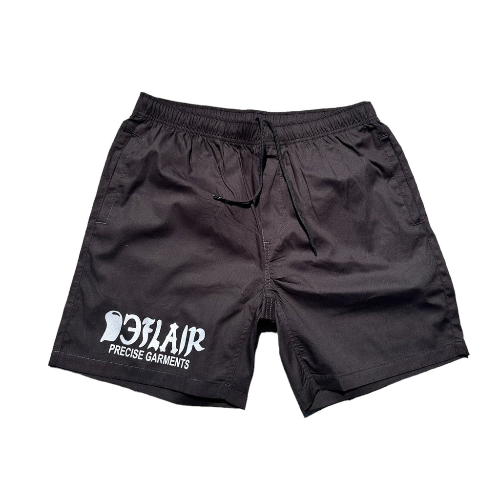 Nylon Multi letter reflective shorts